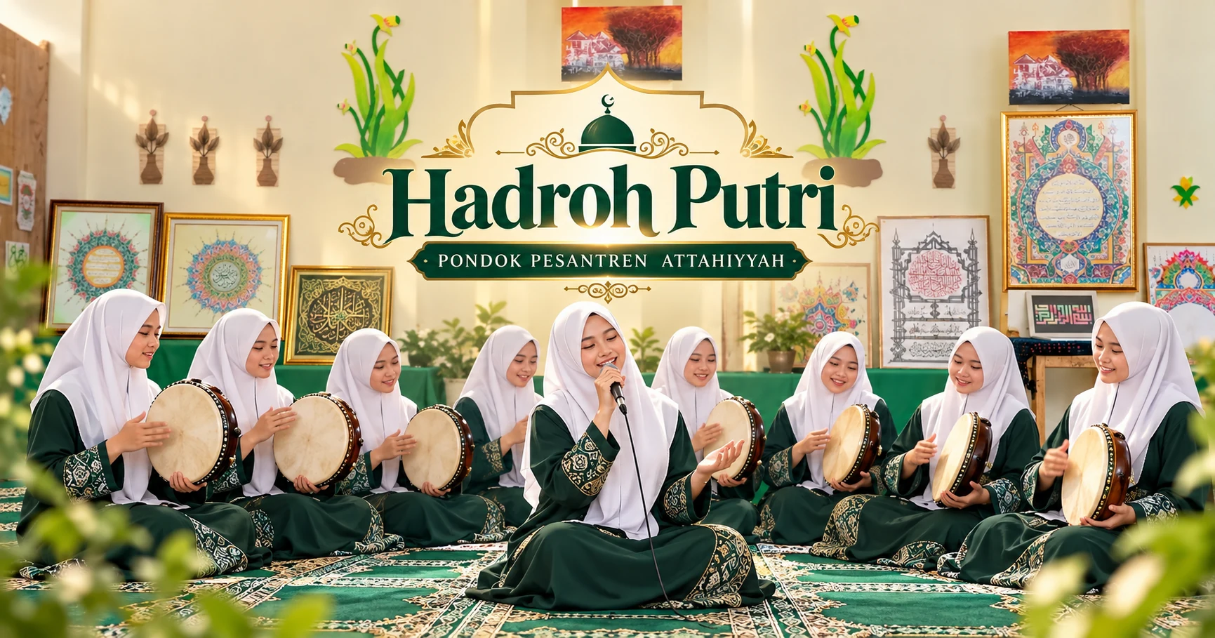 Penampilan Hadroh Putra Pondok Pesantren Attahiyyah